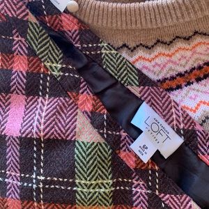 Ann Taylor Loft Petite Tweed Skirt